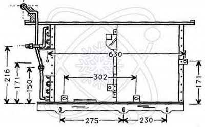 ELECTRO AUTO 30m0008 -  Конденсатор, кондиционер